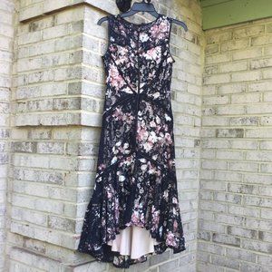 Calvin Klein  Lace Flare Skirt Maxi Dress